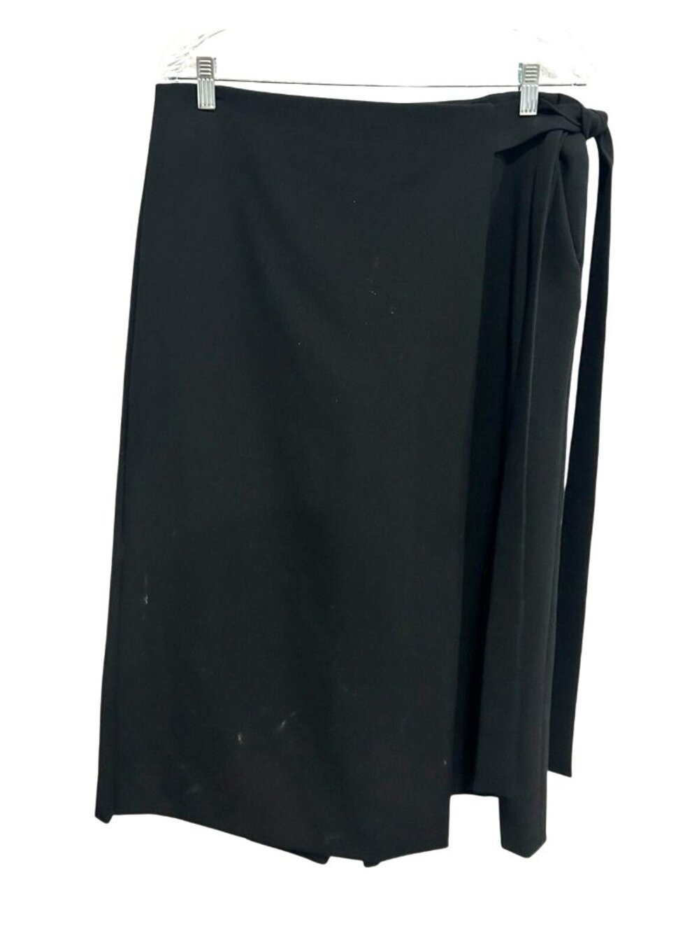 COS Collection of Style EU 40 Black Wrap Skirt Tie Waist Minimalist Noir